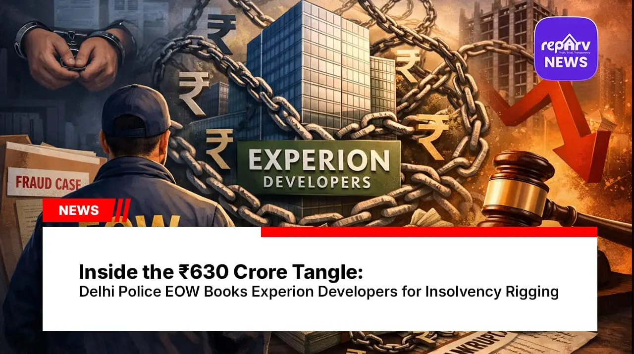 Inside the ₹630 Crore Tangle: Delhi Police EOW Books Experion Developers for Insolvency Rigging